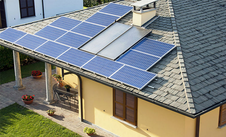 These are the basic components of a residential solar power system