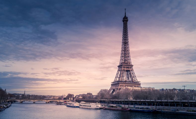 Eiffel Tower, France solar