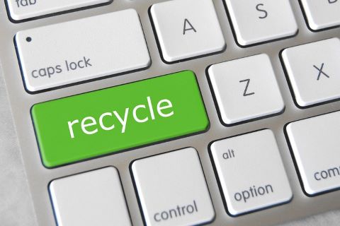 Recycle solar waste